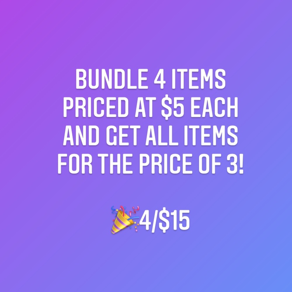 Bundle and SAVE!